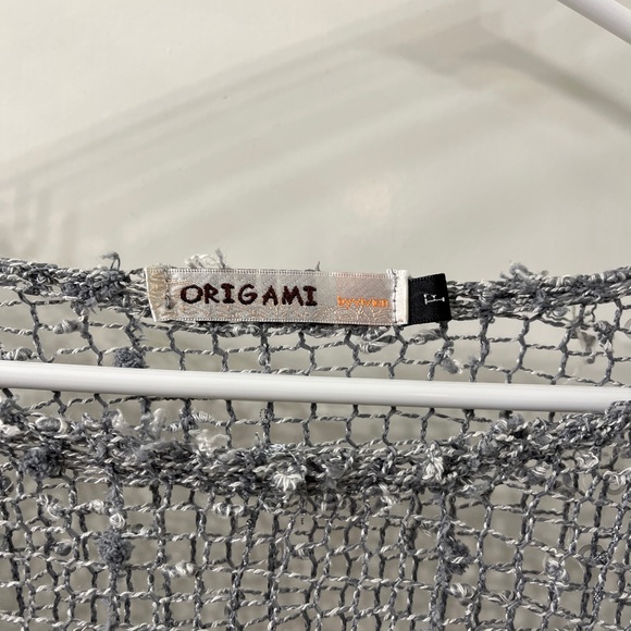 Women’s Fringe Sweater Cover Up in Blue - Picture 5 of 5